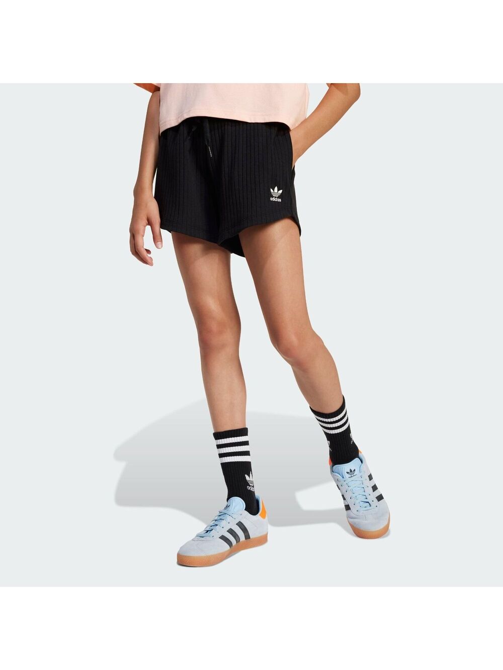 Kids' Adidas Ribbed Shorts Kids